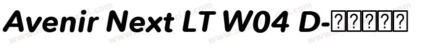 Avenir Next LT W04 D字体转换